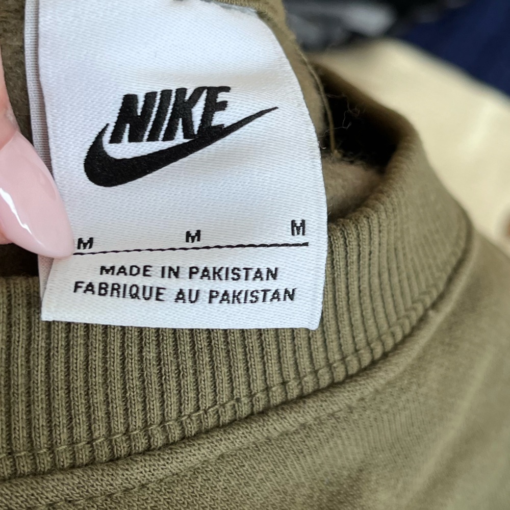 Nike phoenix fleece olive green oversized crewneck sweatshirt - Picture 4 of 4